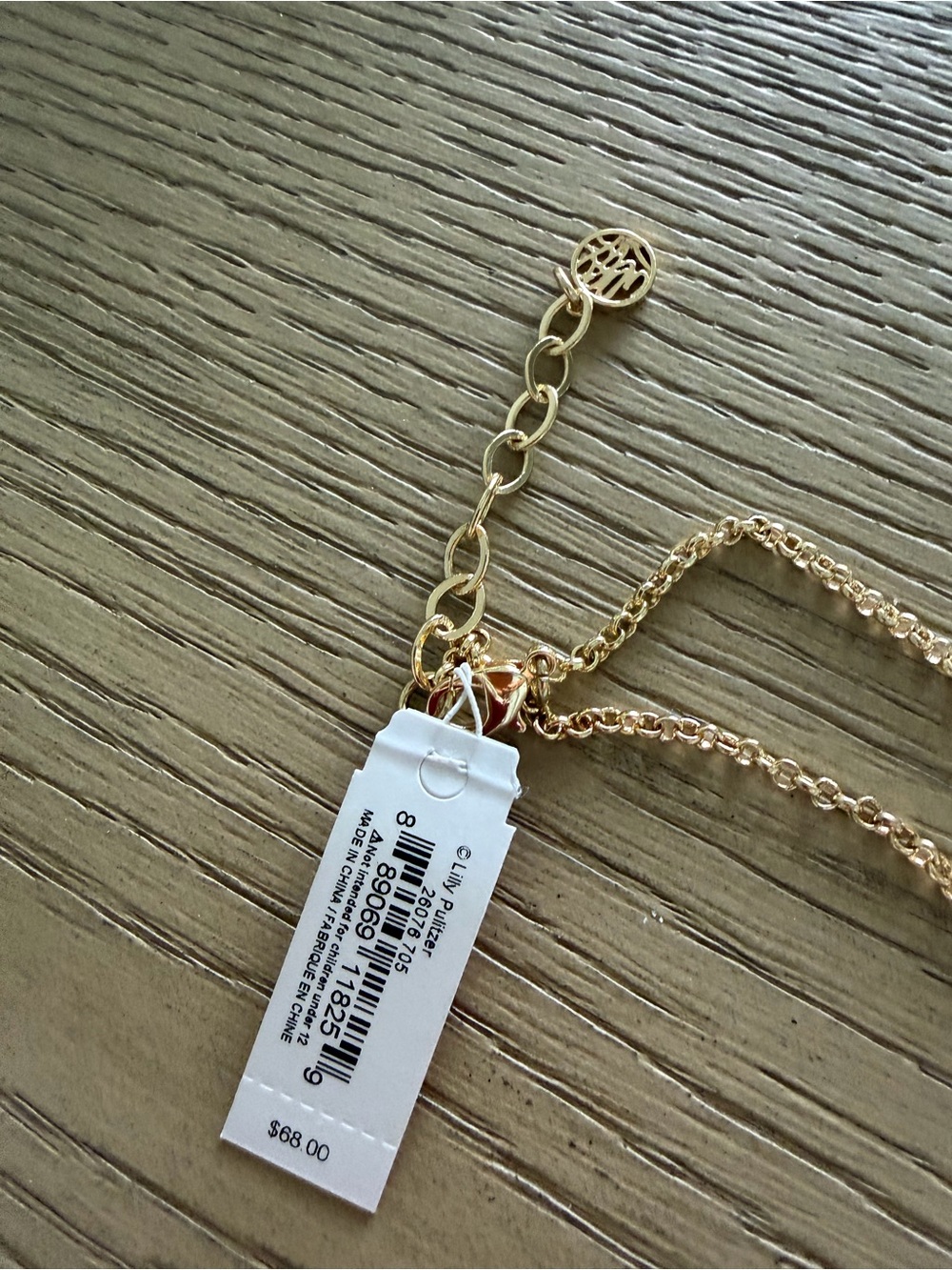 Lilly Pulitzer yellow tassle necklace - Picture 3 of 3